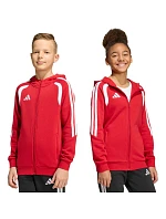 Dětská mikina adidas Tiro 26 League na zip Červená KF9101