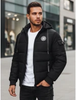 Pánská prošívaná bunda černá FashionStreet TX4638z