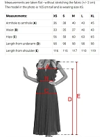 675-1 Midi šaty Blinky s obálkovým výstřihem a brokátovými třpytkami - modré