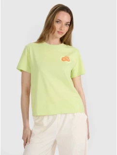 Dámské tričko oversize s potiskem 4F 4FRSS25TTSHF3160-73S