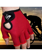 CYKLISTICKÉ RUKAVICE SENIOR ČERVENÉ DUNLOP R.S CYKLISTICKÉ RUKAVICE SENIOR ČERVENÉ DUNLOP R.S