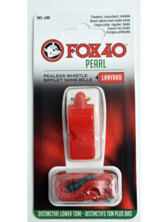 FOX 40 Pearl píšťalka + šňůra 9703-0108 červená