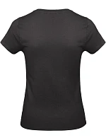 B&C #E190 /women Dámské tričko z těžké bavlny 01.004T black