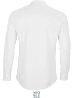 NEOBLU Bart Men Popelínová košile s dl. rukávem a mao límcem 24.3792 optic white NEOBLU Bart Men Popelínová košile s dl. rukávem a mao límcem 24.3792 optic white