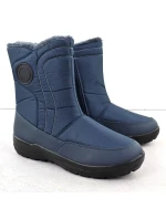 Dámské ploché zateplené sněhule tmavě modré Potocki SU33310