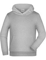 Daiber JN 796K Dětská mikina s kapucí 02.796K grey heather Daiber JN 796K Dětská mikina s kapucí 02.796K grey heather