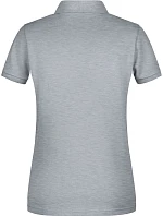 Daiber 8009 Dámské piqué polo z bio bavlny 02.8009 grey heather Daiber 8009 Dámské piqué polo z bio bavlny 02.8009 grey heather