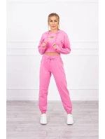 Bavlněná 3dílná sada světle růžová Bavlněná 3dílná sada světle růžová