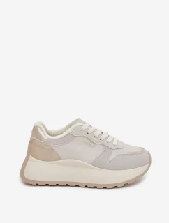 Dámské kožené tenisky Big Star HI-POLY SYSTEM – bílé