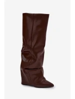 Kozačky na podpatku  model 221158 Step in style