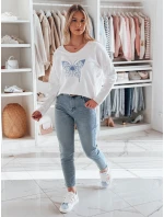 Dámské džínové kalhoty slim fit FITONIC blue FashionStreet UY2450