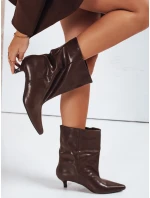FashionStreet hnědé dámské boty ZY1201