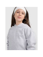 Dívčí nepruhovaná mikina s kapucí 4F 4FJWMM00TSWSF1862-25M Dívčí nepruhovaná mikina s kapucí 4F 4FJWMM00TSWSF1862-25M