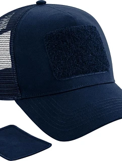 Beechfield B 641 5 panelová kšiltovka "Removable Patch Trucker" 53.0641 french navy