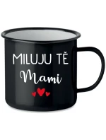 MILUJU TĚ MAMI - černý plecháček 350 ml MILUJU TĚ MAMI - černý plecháček 350 ml