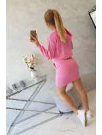 Souprava halenky se sukní světle růžová Souprava halenky se sukní světle růžová