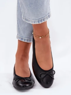 Kožené Baletky Dámské Maciejka P6800-01 Černé