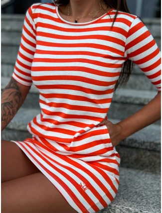 TW SK 2092 šaty.83P oranžová TW SK 2092 šaty.83P oranžová