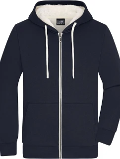 Daiber JN 1320 Pánská mikina s kapucí "Sherpa" 02.1320 navy/nature