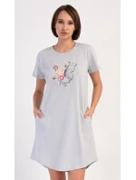 Dámské domácí šaty s krátkým rukávem Amelia Dámské domácí šaty s krátkým rukávem Amelia