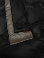 Černá krátká dámská vesta se stahovacími boky S'West (B8358-1)