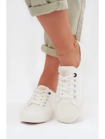 Dámské tenisky z eko kůže Big Star TT274023 Bílé