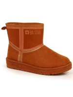 Dámské sněhule na platformě KK274612 Camel - Big Star