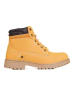 Luxusní dámské hnědé kotníčkové boty na plochém podpatku Luxusní dámské hnědé kotníčkové boty na plochém podpatku