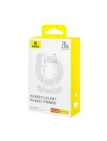 Baseus Gem USB C-IP kabel 20W 1m (bílý)