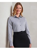 Premier PR 344 Popelínová elastická halenka s dl. rukávem 39.0344 black