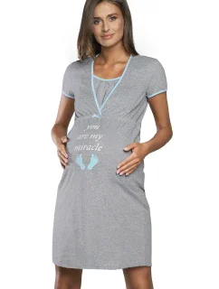 Italská móda Carlina cr. r. barva: melange/modrá