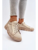 Dámská kožená obuv Maciejka 05850-22 Světle béžová