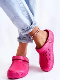 Dámské nazouvací pantofle Big Star - fuchsiová