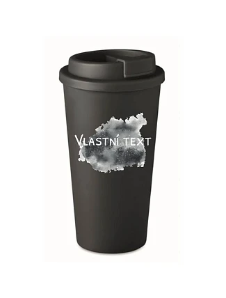 Personalizovaný cestovní termohrnek s barevnou skvrnou