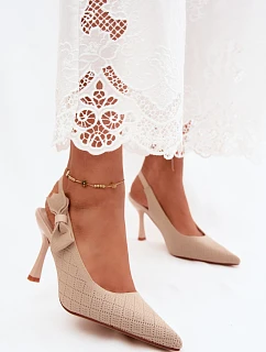 Sandály na podpatku model 229706 Step in style
