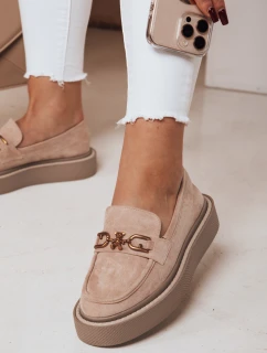Dámské mokasíny na platformě LOFELIS beige FashionStreet ZY0692