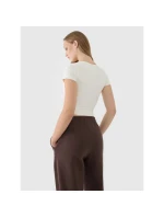 Dámské hladké tričko 4F 4FRSS25TTSHF2695-11S