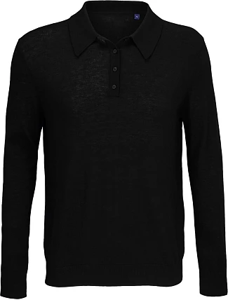 NEOBLU Stefan Pánský polo svetr 24.3986 deep black NEOBLU Stefan Pánský polo svetr 24.3986 deep black