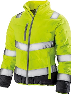 Result R 325F Dámská bezpečnostní bunda 30.325F fluorescent yellow/grey