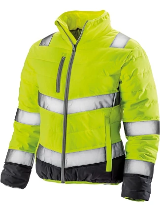 Result R 325F Dámská bezpečnostní bunda 30.325F fluorescent yellow/grey