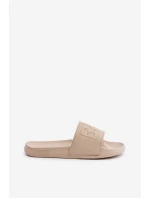 Pěnové Dámské Pantofle Big Star OO274043 Béžové