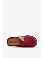 Dámské pantofle s květinou Inblu CS000043 bordó