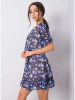 Šaty LK SK 507627.39 černá a modrá Šaty LK SK 507627.39 černá a modrá