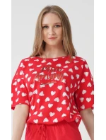 Dámské pyžamo šortky Mon amour Dámské pyžamo šortky Mon amour