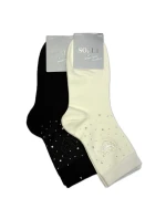 WiK SO&LI QY009-9 Dámské ponožky 060 Zirconia vzor 35-42