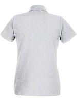 Fruit of the Loom Lady-Fit Premium Polo Dámské piqué polo 16.3030 heather grey Fruit of the Loom Lady-Fit Premium Polo Dámské piqué polo 16.3030 heather grey