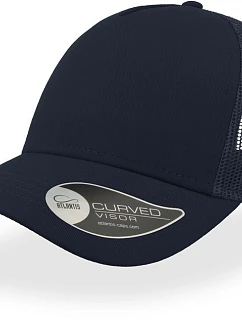 Atlantis Headwear Rapper Cotton 5 panelová Trucker kšiltovka "Rapper" 33.8020 navy/navy