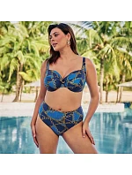 Style Hermine Top Bikini - horní díl 8795-1 modrý denim - RosaFaia