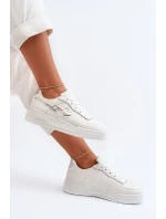 Dámské tenisky na platformě bílé Zeparine