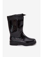 Dámské Holínky Se Stahováním Černé Kessia